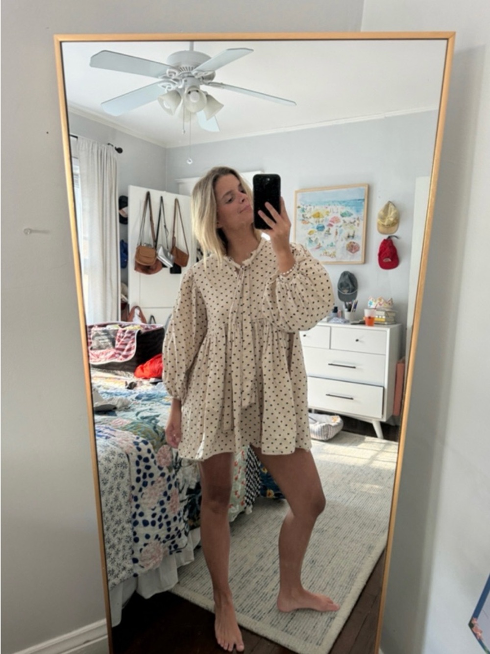 Sister Jane Barn Heart Jacquard Mini Dress Size Small - Picture 2 of 8